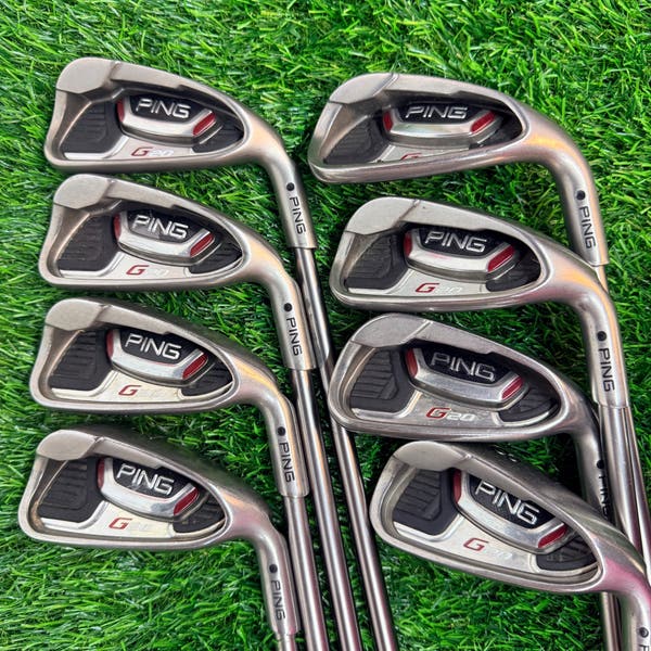 Ping G20 Iron Set 4-PW+UW Black Dot TFC169i SENIOR FLEX RH 36.5