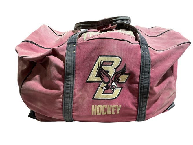 Boston College Eagles Player Equipment Hockey Bag (Used) 7839