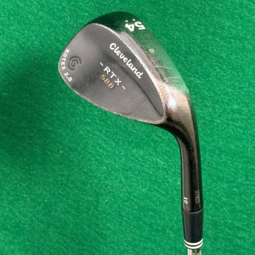 Cleveland 588 RTX Rotex 2.0 Black 54-10 54 Sand Wedge Dynamic Gold Wedge Flex