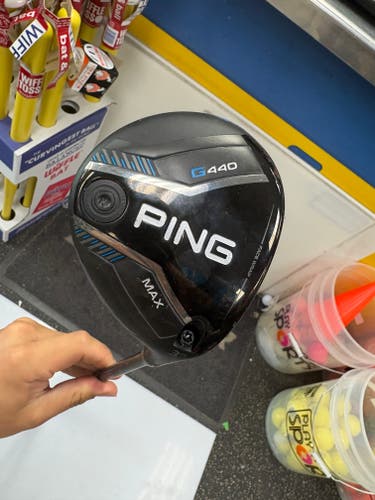 Men's 2025 Ping G440 max Right Handed Fairway Wood Stiff Flex 3 Wood Graphite Shaft **Used Once**