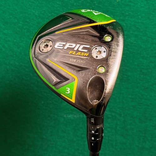Callaway EPIC Flash Sub Zero 15 Fairway Wood 3 Project X HZRDUS Black 6.0 Stiff