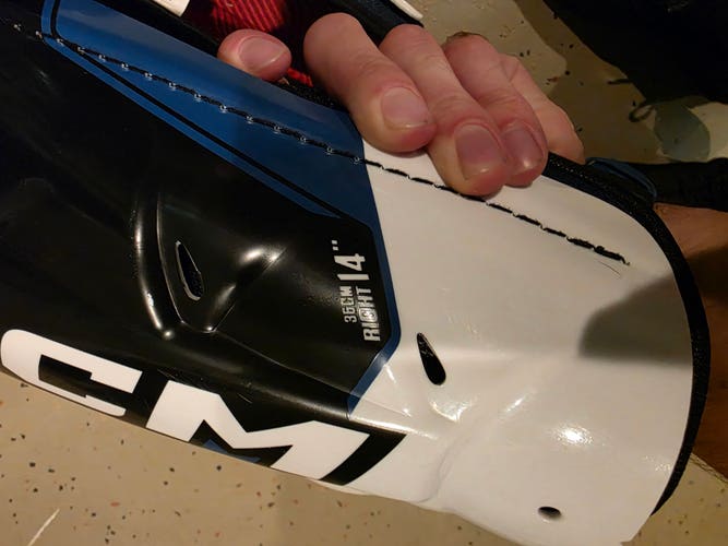 Senior CCM Next 14" Shin Pads (Used)