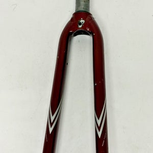 Schwinn(?) N'Litened Silver Aluminum Rim/Disc 700C Fork 215mm 1-1/8" Steerer