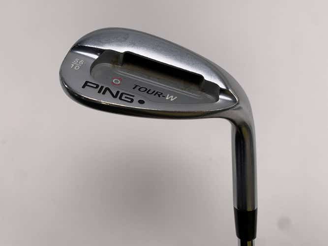 Ping Tour-W Brushed Silver Sand Wedge SW 56* 10 Bounce Black Dot AWT Stiff RH