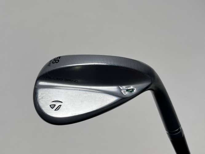 TaylorMade Milled Grind 4 Chrome Wedge 58* 7 Bounce LBV 115g Wedge Steel Mens RH