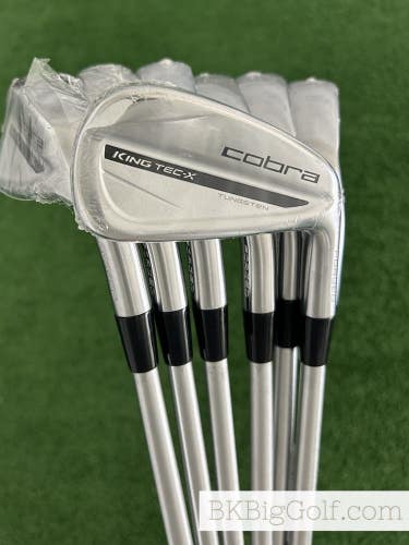 NEW Cobra King Tec X 25 Forged Iron Set 4-P / KBS Tour C-Taper Lite 110 Stiff