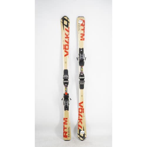 Volkl RTM 7.4 Adult Skis with Bindings - 163 cm Used