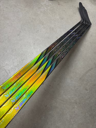 4 PACK 77 Flex P92 Senior Bauer Tracer Left Hand Hockey Stick Pro Stock (New)