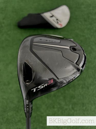 LH Titleist TSr3 9.0 Driver w Headcover / Stiff