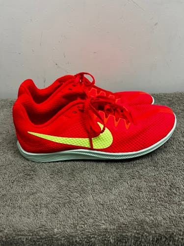 Nike Zoom Rival Distance Track & Field Spikes Bright Crimson/Washed Coral Sz 5