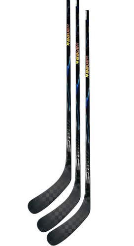 (3-pack) New Senior Black RH Bauer Vapor Flylite, 82 Flex, Polischuk Curve (aka. P86)