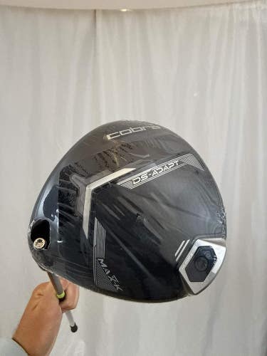Cobra DS-ADAPT MAX-K Driver 10.5 Hzrdus Yellow Extra Stiff Flex Lefty 44.5 NEW