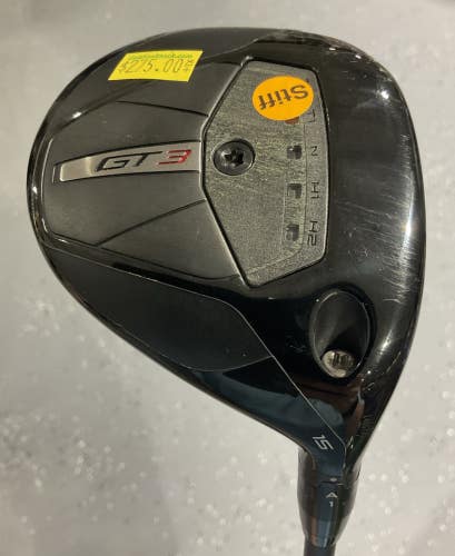 Titleist GT3 15 #3 Fairway Wood 43" TENSEI K BLUE 65 Stiff Flex Graphite USED
