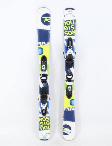 Rossignol Terrain Kids Skis with Bindings - 110 cm Used