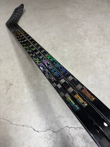 3 PACK 90 Flex P28M Senior CCM XF Ghost Right Hand Hockey Stick (New) Pro Stock