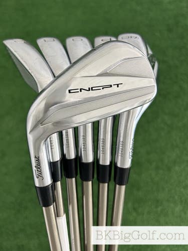 LH Titleist CNCPT CP-03 Forged Iron Set 6-G / Recoil F3 Regular Graphite