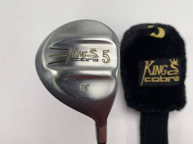 Cobra King Cobra 5 Fairway Wood 18* Firm Stiff Steel Mens RH HC
