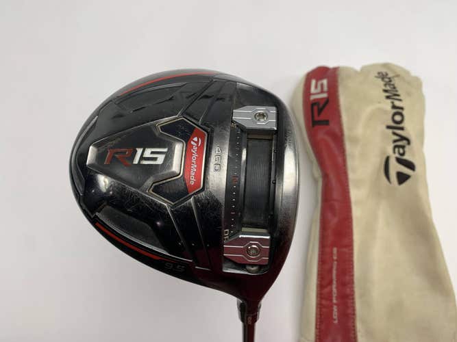 TaylorMade R15 Black Driver 9.5* Fujikura Speeder 57 Stiff Graphite Mens RH HC