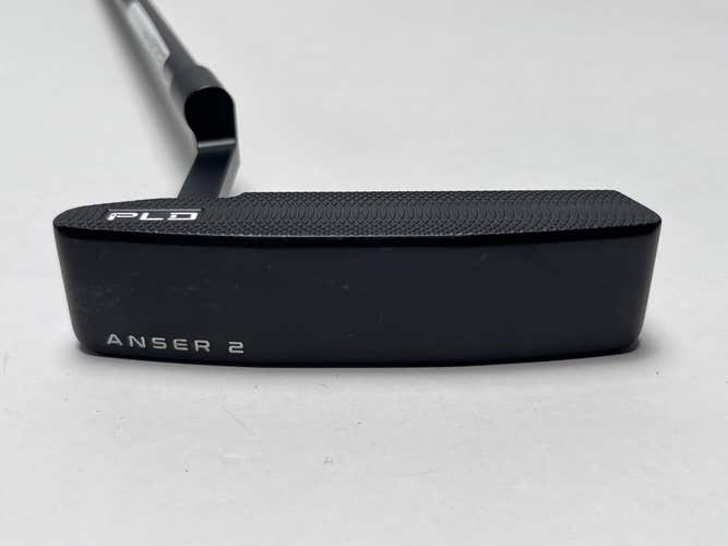 LEFTY Ping PLD Milled Anser 2 Matte Black Putter 35" Black Dot Mens LH