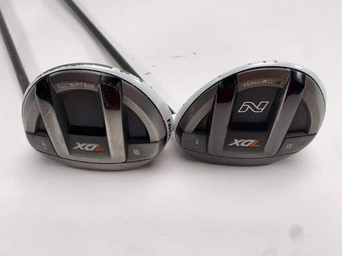 Nickent 7DX 3 & 5 Fairway Wood Set 15* 18* Aldila RIP 70g Regular Graphite RH