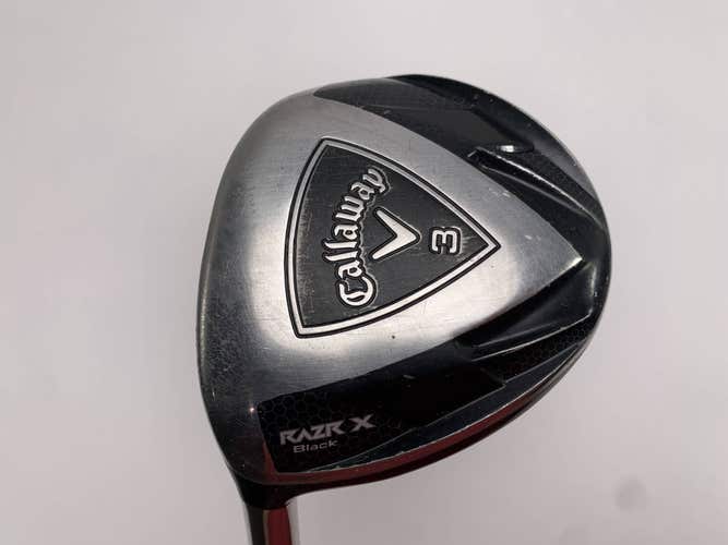 Callaway Razr X Black 3 Fairway Wood 15* 60g Regular Graphite Mens LH