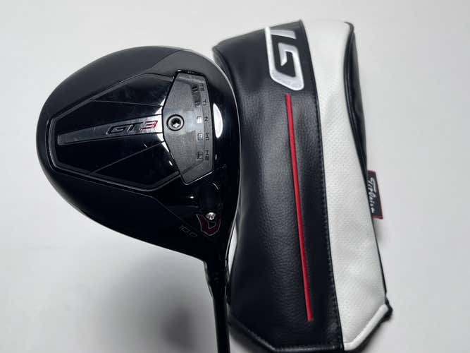 Titleist GT3 Driver 10* Project X HZRDUS 6.0 Black 60g Stiff Graphite Mens RH HC