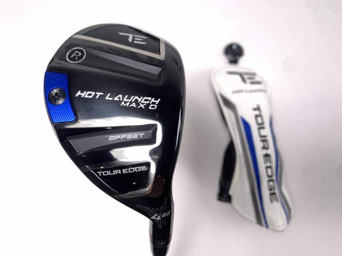 Tour Edge Hot Launch Max D 4 Hybrid 22* Aldila Ascent Blue 55R 55g Regular RH HC