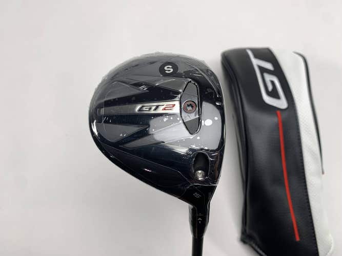 Titleist GT2 3 Fairway Wood 15* Project X HZRDUS 6.0 Black 70g Stiff RH HC NEW