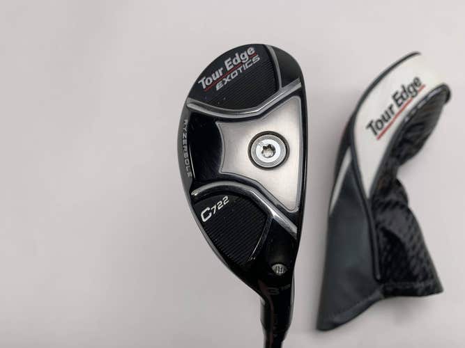 Tour Edge Exotics C722 3 Hybrid 19* Tensei White Raw AV Series 90g XStiff RH HC