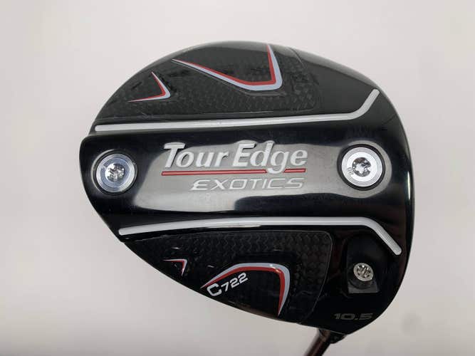 Tour Edge Exotics C722 Driver 10.5* Evenflow Riptide MX 6.5 60g XStiff RH