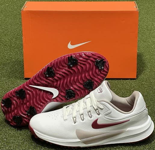 Nike Victory Pro 4 Golf Shoes White/Team Red Mens Size 9.5 Medium (D) NEW