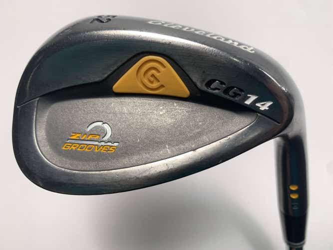 Cleveland CG14 Gunmetal Gap Wedge GW 52* 10 Bounce Traction Wedge Steel Mens RH