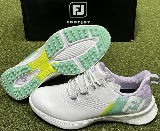 FootJoy FJ Fuel Womens Golf Shoes 90684 White/Green - Size 11 Standard Width NEW