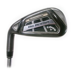 LH Callaway Big Bertha OS 4-PW+AW Iron Set Steel Speedstep 80 Regular Flex