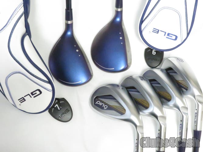 PING Womens G Le4 Combo Black Dot Alta LE UL LADIES 6H 7H Hybrid 8-P+S Shop Wear