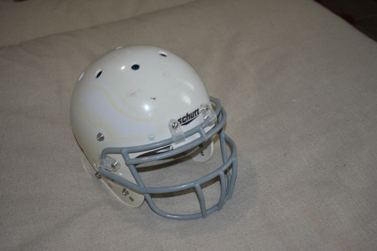 Schutt Youth XP Hybrid + Football Helmet, White, Youth Medium