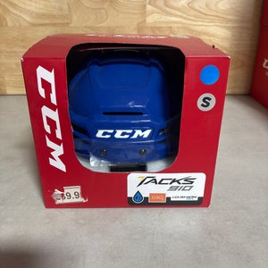 Small Blue CCM Tacks 910 Helmet (New)