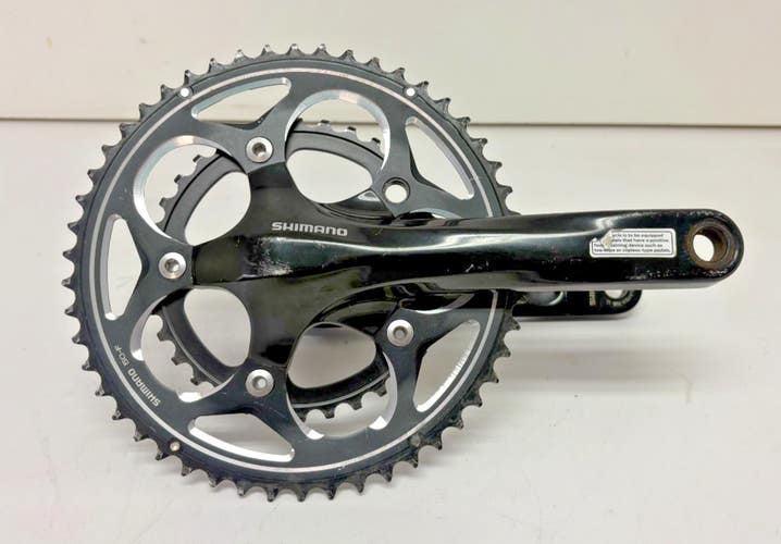 Shimano FC-R565 175mm 50/34 Black Aluminum Road Bike Double Crankset GREAT