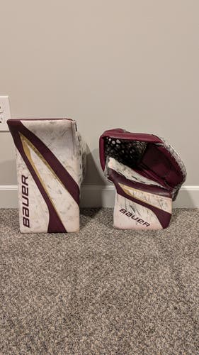Custom Bauer Vapor Hyperlite 2 Glove Set (Used)
