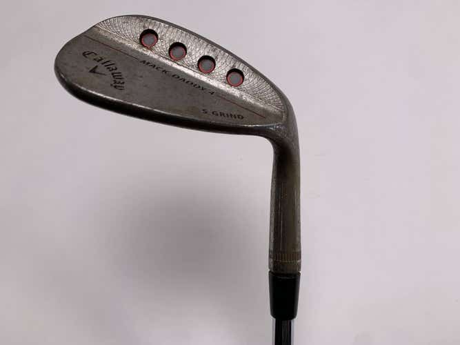 Callaway Mack Daddy 4 Raw Sand Wedge SW 54* 10 Bounce KBS Tour 120 Stiff RH
