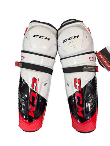 Junior CCM JetSpeed FT4 Pro 12" Shin Pads (New)
