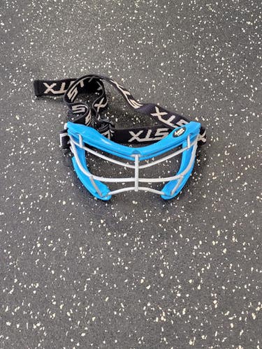 Used STX 4 SIGHT PLUS S Lacrosse Facial Protect Royal Blue Youth 11849-S000039745