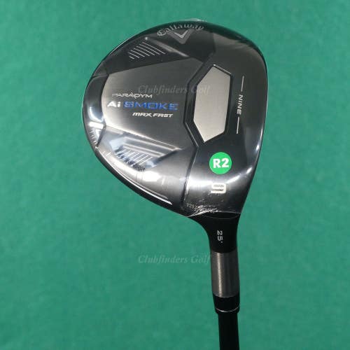 Callaway Paradym Ai Smoke Max Fast Fairway 25 9 Wood Graphite Seniors w/ HC