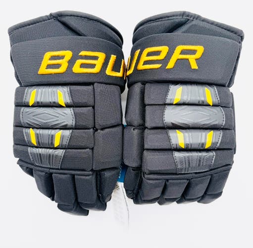 New Colorado College Bauer Pro Series Hockey Gloves-15"-Single Layer Palms