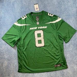 Nike NFL New York Jets #8 Aaron Rodgers Jersey Men's 3XL On Field Apparel NEW