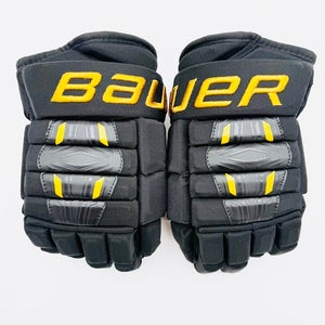 New Colorado College Bauer Pro Series Hockey Gloves-13"-Single Layer Palms