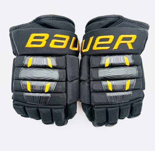 New Colorado College Bauer Pro Series Hockey Gloves-13"-Single Layer Palms
