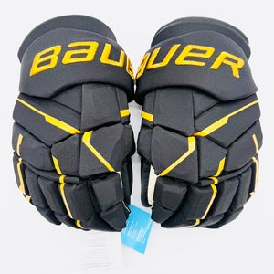 New Colorado College Bauer Supreme Mach Hockey Gloves-15"-Single Layer Palms