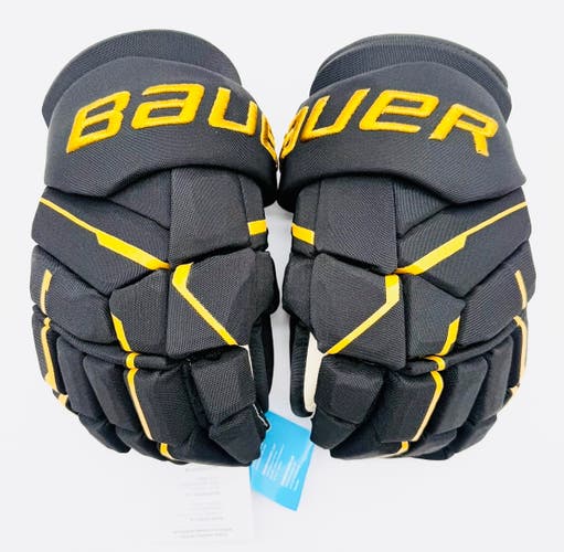 New Colorado College Bauer Supreme Mach Hockey Gloves-15"-Single Layer Palms