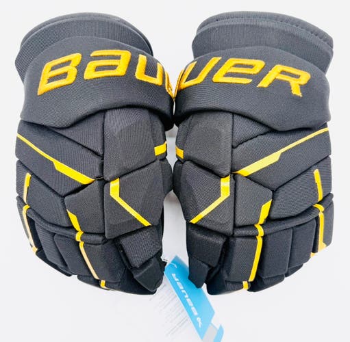 New Colorado College Bauer Supreme Mach Hockey Gloves-14"-Single Layer Palms